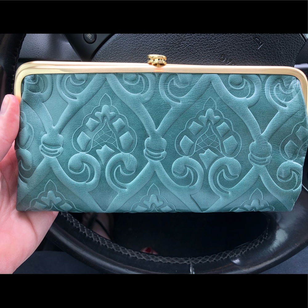 Jasper Embossed Lauren Hobo Wallet